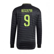 Real Madrid Karim Benzema #9 Tredje Tröja 2022-23 Långa ärmar